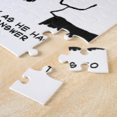 花婿介添人警告の花婿へ ジグソーパズル (側面)