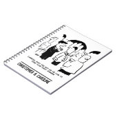 花婿介添人警告の花婿へ ノートブック (左側)