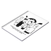 花婿介添人警告の花婿へ ノートブック (左側)