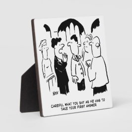 花婿介添人警告花婿。漫画おもしろい フォトプラーク