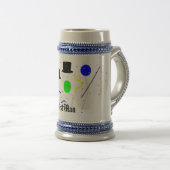 ,花婿介添人贈答品 ビールジョッキ (正面右)