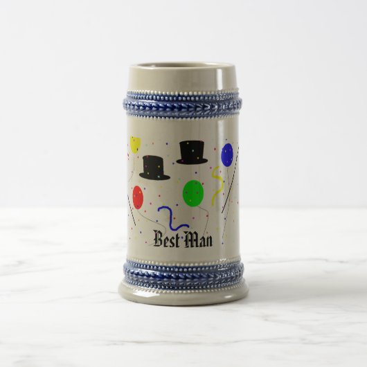 ,花婿介添人贈答品 ビールジョッキ (中央)