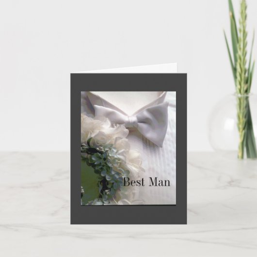 花婿介添人 サンキューカード (正面)