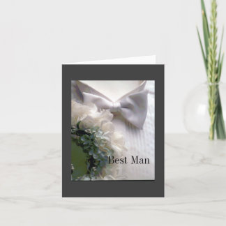 花婿介添人 サンキューカード