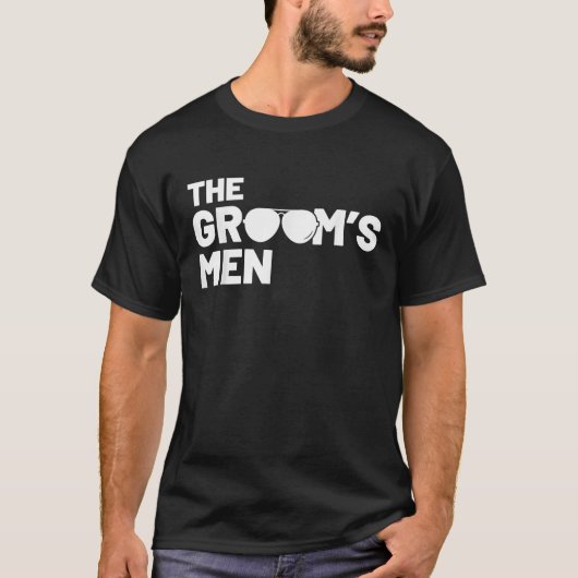 花婿介添人 バチェラー・パーティー 用品 グッズ Tシャツ (正面)