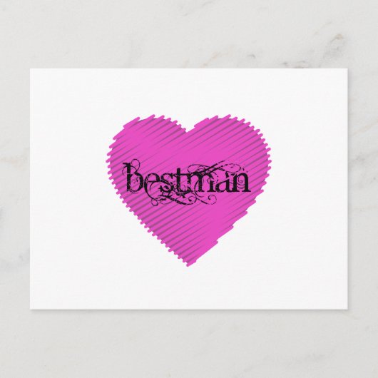 花婿介添人 ポストカード (正面)