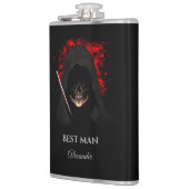 花婿介添人groomsmenギフト結婚式の引き出物flask フラスク (左)