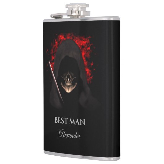 花婿介添人groomsmenギフト結婚式の引き出物flask フラスク (左)