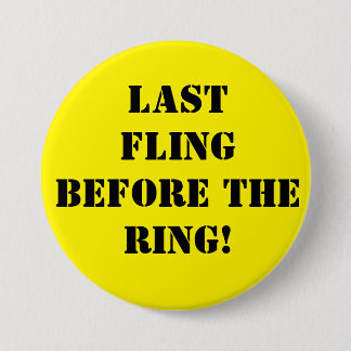 花婿候補のハメ外し用ピンバッジ 缶バッジ