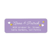 花婿結婚の呼び淡い色の鈴 ラベル (正面)