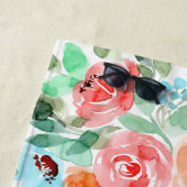 花婿結婚夫妻パーソナライズされた ビーチタオル (インサイチュ)