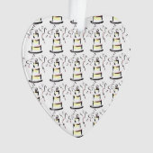 花婿花嫁 ウェディングケーキ オーナメント (正面)