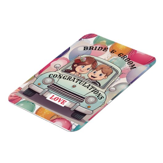 花婿花嫁 マグネット (左側)