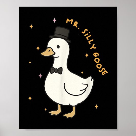 花婿間抜けのマットに結婚なるMr Goose Groom ポスター (正面)