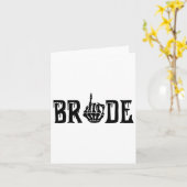 花婿 スケルトン 手 ハロウィン 結婚式 独身 カード (黄色い花)