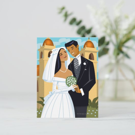 花婿 ポストカード (スタンド正面)