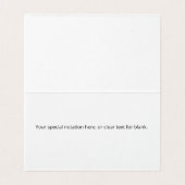 花婿 花嫁 結婚 ありがとう フォト 折りたたみ カード (内部フラット)