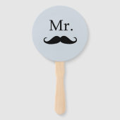 花婿 花嫁 Mr Mrs ウェディング ゲーム ハンド ファン (裏面)