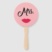 花婿 花嫁 Mr Mrs ウェディング ゲーム ハンド ファン (正面)