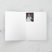 花嫁あいさつカードを持つ カード (内部)