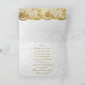 花嫁おめでとうのカードの親 カード (内部)