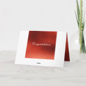 花嫁おめでとうのカードの親 カード (裏面)