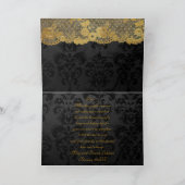 花嫁おめでとうのカードの親 カード (内部)