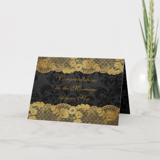 花嫁おめでとうのカードの親 カード (正面)