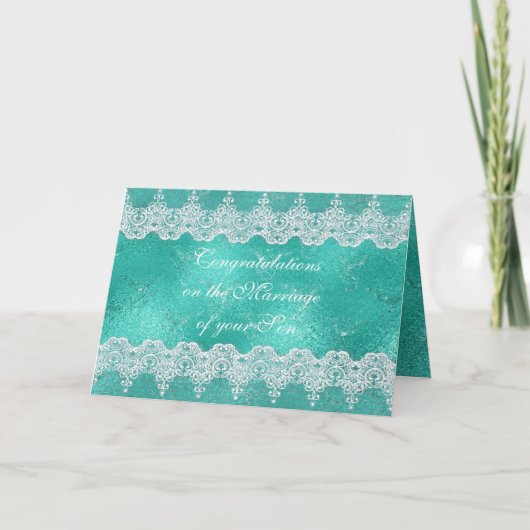 花嫁おめでとうのカードの親 カード (正面)