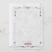 花嫁および花嫁-結婚している2人の花嫁-レズビアン 招待状 (裏面)