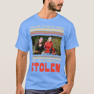 花嫁お前は俺が持ってる物を誘拐しようとしている Tシャツ