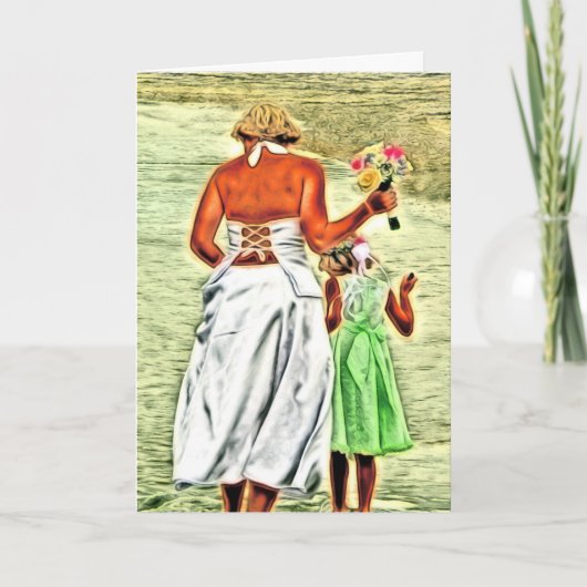 花嫁お祝結婚い カード (正面)