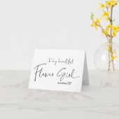 花嫁からの美しい花嫁の贈り物 カード (黄色い花)