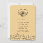 花嫁からビーヴィンテージワイルドフラワーブライダルシャワー 招待状 (正面)