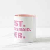 花嫁から花嫁のメイドに至る最高のまでに マグカップ (中央)