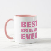 花嫁から花嫁のメイドに至る最高のまでに マグカップ (左)