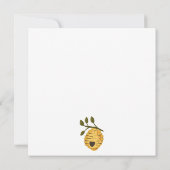 花嫁からBeeブライダルシャワーへの招待 (裏面)