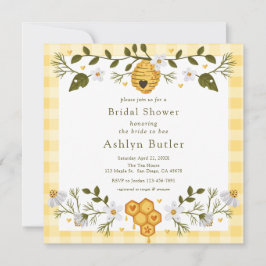 花嫁からBeeブライダルシャワーへの招待