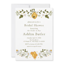 花嫁からBeeブライダルシャワーへの招待