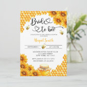 花嫁からBEEブライダルシャワーへの招待 招待状 (スタンド正面)