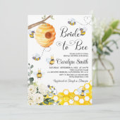 花嫁からBeeブライダルシャワーへの招待 招待状 (スタンド正面)