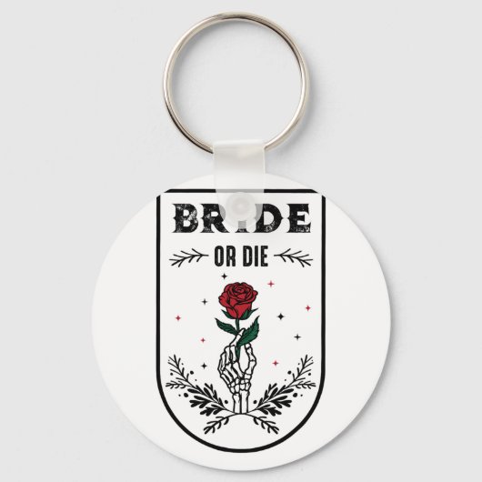 花嫁か死結婚のバチェロレッテ不気味海 キーホルダー (正面)