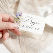 花嫁がお茶になるレシピパーティーブライダルシャワー エンクロージャーカード