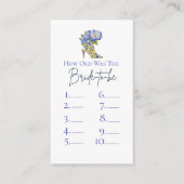 花嫁がどれくらい年をとっていたのか エンクロージャーカード (正面)