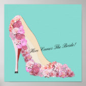 花嫁がやってくる ブライダル シャドウ ボックス パーティー ポスター (正面)