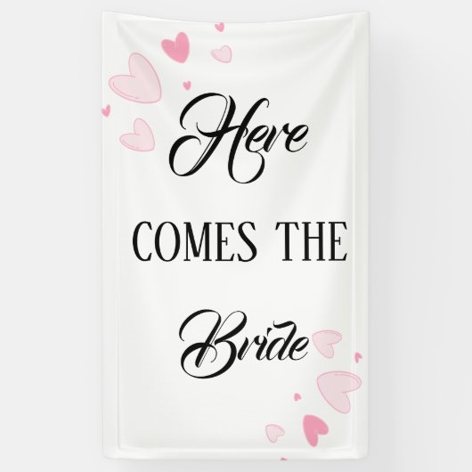 花嫁がやってくる 横断幕 (縦)