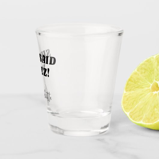 花嫁がイエスと言った名前の独身最後のパーティー ショットグラス