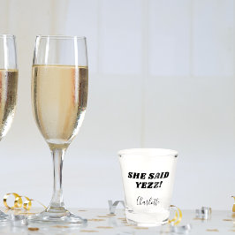 花嫁がイエスと言った名前 ブライズパーティー ショットグラス