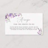 花嫁がエンクロージャカードになるラベンダーレシピ エンクロージャーカード (正面)