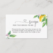 花嫁がエンクロージャカードになるレモンレシピ エンクロージャーカード (正面)